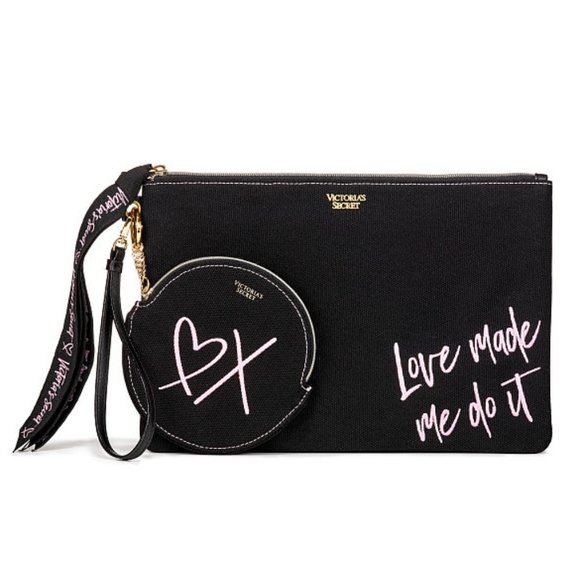 Victoria's Secret "Love Made Me Do It" Pouch Duo - Picture 1 of 15